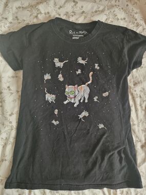 Rick And Morty Cat Tee - Adult Swim